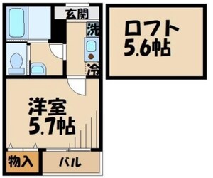 YMA矢川の物件間取画像